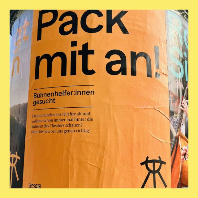 Schon gesehen? Auf unserer Apollo-Litfaßsäule gibt es seit Neuestem einen bühnenwirksamen Aufruf. Wer Ü18 ist, Lust auf Kabel, Scheinwerfer, Nebelmaschinen und schwebende Lasten hat, wer Teil eines humorvollen, menschlichen und künstlerischen Teams sein und erfahren möchte, wie sich Theater von der anderen Seite her anfühlt, informiert sich auf apollosiegen.de/jobs und meldet sich im Apollo-Theater Siegen!

Ab sofort!

#bühnenhelferinnen #bühnenhelfer #gesucht #packmitan #tontechnik #beleuchtung #veranstaltungstechnik #mitmachen #einteildavon #apollotheatersiegen #immerlive #immeroffenfüralle